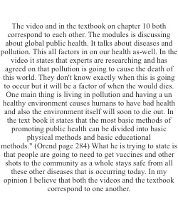 M11- Discussion - Global Public Health